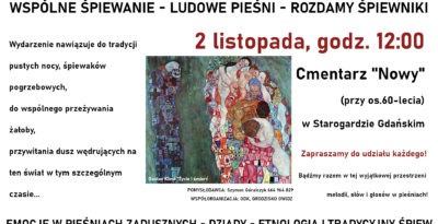 Wspólne śpiewanie na cmentarzu (Starogard Gdański)