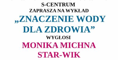 Wykład - znaczenie wody dla zdrowia