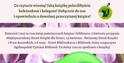 Dyskusyjny Klub Książki dla Dzieci: Majowe spotkanie z książką