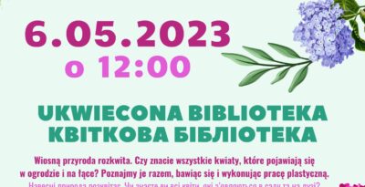 Wspólne czytanie: Ukwiecona biblioteka