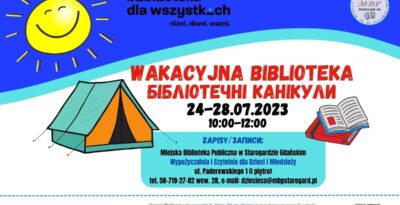 Wakacyjna biblioteka: 24-28.07.2023