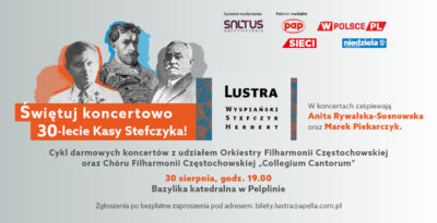 Darmowy koncert z okazji 30-lecia Kasy Stefczyka: 