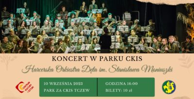 Koncert w parku CKiS - Harcerska Orkiestra Dęta