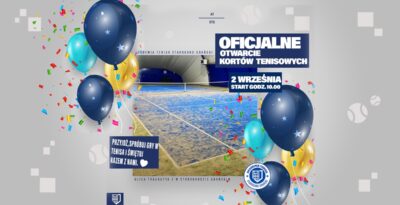 Otwarcie nowoczesnego kompleksu tenisowego w Starogardzie Gdańskim