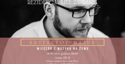 WIECZÓR Z KULTURĄ | Krzysztof Majda