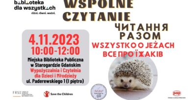 Wspólne czytanie: Wszystko o jeżach