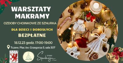 Warsztaty Makramy - Ozdoby choinkowe ze sznurka