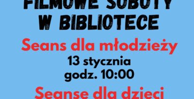 Sobotnie Poranki Filmowe w Bibliotece