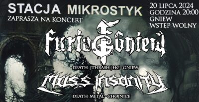 Koncert zespołów Furia Gniew oraz Mass Insanity - Gniew