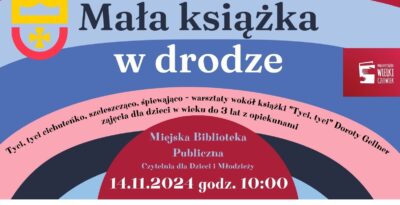 Mała książka w drodze Tyci, tyci... - warsztaty dla maluszków z opiekunami