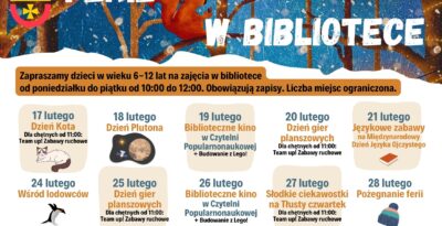 Ferie w bibliotece 2025