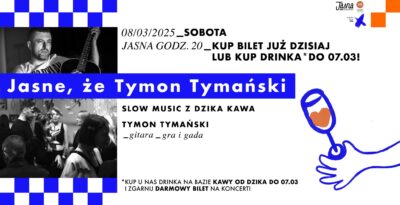 Koncert/Stand-up w Klubokawiarni Jasna w Tczewie