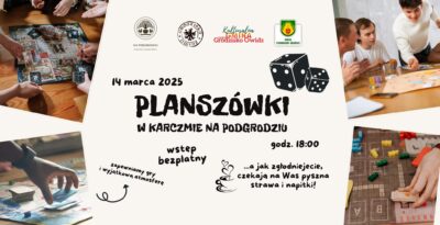 Wieczór GIER PLANSZOWYCH w Grodzisku Owidz