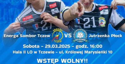 Mecz piłki ręcznej Energa Sambor Tczew vs. Jutrzenka Płock w Tczewie