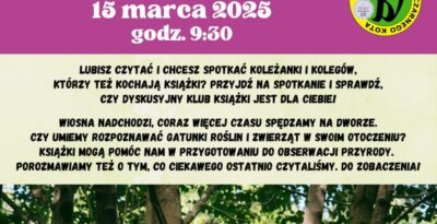 Dyskusyjny Klub Książki dla Dzieci Wiosenne spotkanie z książką