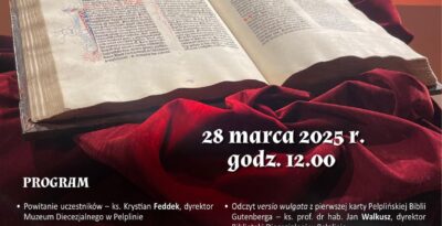 Wielkie otwarcie stałej ekspozycji „Wokół Pelplińskiej Biblii Gutenberga”!