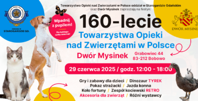 160-lecie Towarzystwa Opieki nad Zwierzętami w Polsce