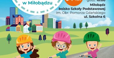 Zawody rowerkowe dla dzieci w Miłobądzu