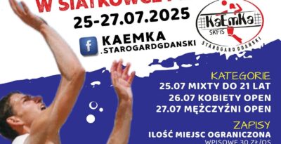 III Memoriał Macieja Olszewskiego w Siatkówce Plażowej w Starogardzie Gdańskim