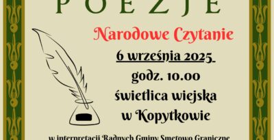 Narodowe Czytanie, Jan Kochanowski - Kopytkowo