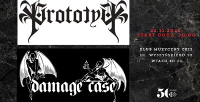 Koncert PROTOTYPE & DAMAGE CASE w Tczewie