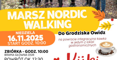 Marsz Nordic Walking do Grodziska Owidz - Starogard Gdański