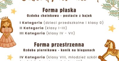 Konkurs na Świąteczną Ozdobę Piernikową - Stara Kiszewa