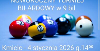 NOWOROCZNY TURNIEJ BILARDOWY – 9-BIL w Starogardzie Gdańskim