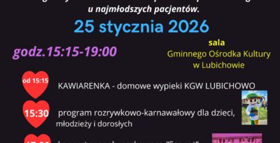 34. FINAŁ WOŚP W LUBICHOWIE 2026