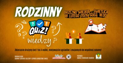 RODZINNY QUIZ WIEDZY W GMINIE STAROGARD GDAŃSKI - Brzeźno Wielkie
