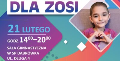 WIELKI FESTYN CHARYTATYWNY DLA ZOSI W DĄBRÓWCE