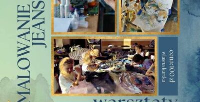 Warsztaty kreatywne dla dzieci – malowanie kurtek w Zblewie