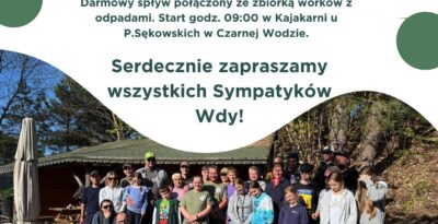 Wspólne sprzątanie rzeki Wdy - Czarna Woda
