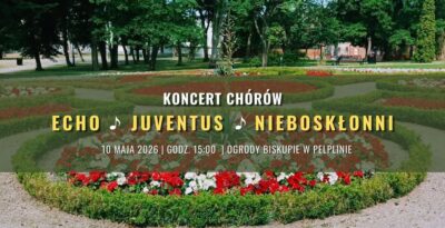 Koncert chórów tczewskich w Ogrodach Biskupich w Pelplinie