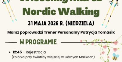 Wiosenny Marsz Nordic Walking - Maliki Górne
