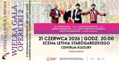 Scena Letnia SCK 2026 - Orkiestra Kameralna, Wielka Gala Operetki