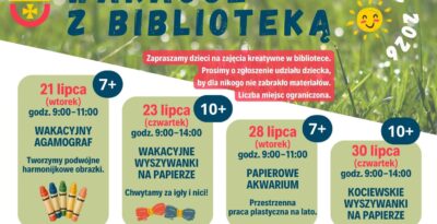 Kreatywne wakacje z biblioteką