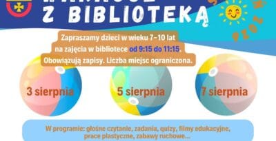 Wakacje z biblioteką – sierpień 2026