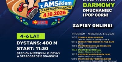 Bieg z AMSikiem w Starogardzie Gdańskim - Bieg Kociewski 2026