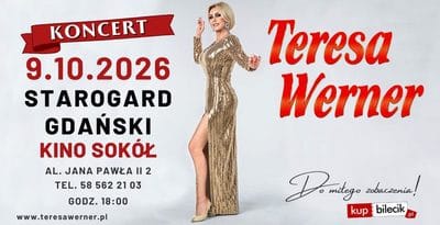 Teresa Werner – koncert w Starogardzie Gdańskim