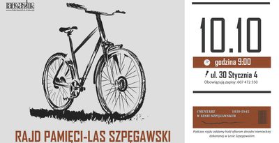 Rajd Rowerowy z Tczewa – LAS SZPĘGAWSKI