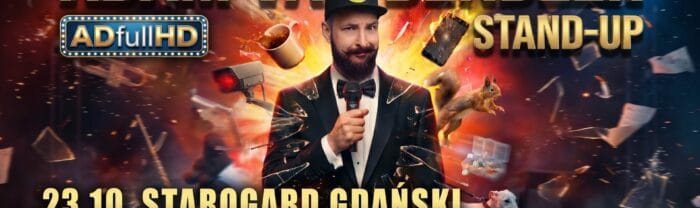 Stand-up Adam Van Bendler – „ADfullHD” -  Kino Sokół w Starogardzie Gdańskim