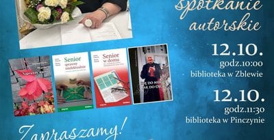 Spotkanie Autorskie z Jolantą Piekarską - Zblewo i Pinczyn