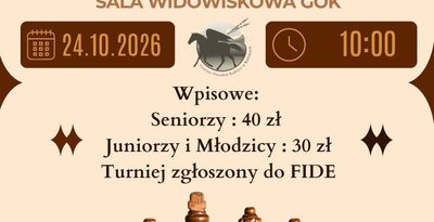 XI OTWARTY TURNIEJ SZACHOWY O PUCHAR WÓJTA GMINY KALISKA
