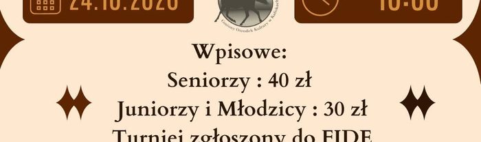 XI OTWARTY TURNIEJ SZACHOWY O PUCHAR WÓJTA GMINY KALISKA